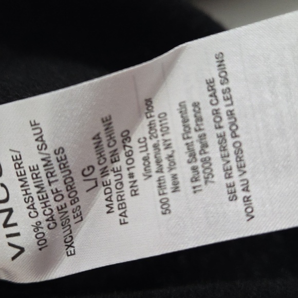 Vince Classic Crewneck Cashmere Sweater L - Picture 8 of 10